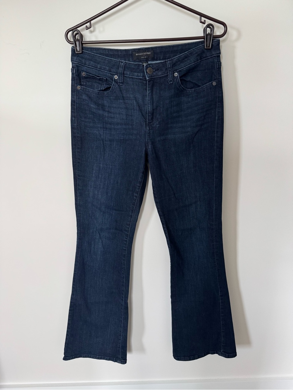 Banana Republic Dark Wash Wide Leg / Bootcut Jeans